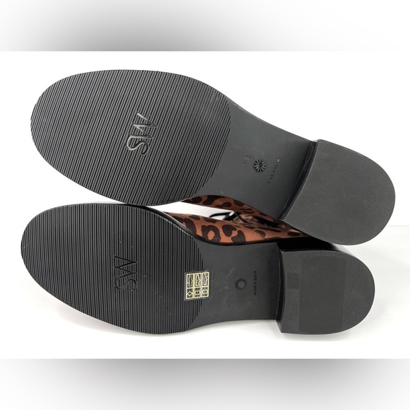 STUART WEITZMAN Sondra Leopard Cheetah Suede Leather Combat Boots US 6.5 - EU 37 - Picture 6 of 11